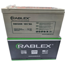 Акумуляторна батарея Rablex 12V 9Ah (RB1209), свинцево-кислотна (SLA) (096h)