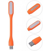 USB лампа для ноутбука клавиатуры Supretto фонарик мини, оранжевый SB-74