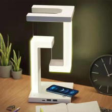 Ночник с беспроводной зарядкой Levitation Anti-Gravity Wireless Белый (098i)