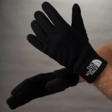 Перчатки зимние The North Face черные флисовые универсальные E56sUH34ye Перчатки зимние The North Face черные флисовые универсальные E56sUH34ye