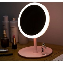 Настольное зеркало с подсветкой LED для макияжа круглое (W8) Настольное зеркало с подсветкой LED для макияжа круглое (W8)