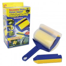 Липкий валик для уборки Sticky Buddy для дома и чистки одежды (W-585) Липкий валик для уборки Sticky Buddy для дома и чистки одежды (W-585)