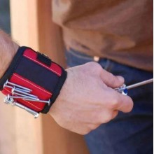 Магнитный браслет на руку для саморезов строительный Magnetic Wristband SWD-77