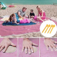 Пляжная подстилка антипесок коврик для пляжа и пикника Sand Free Mat 2x1.5м складной LDG-11 Пляжная подстилка антипесок коврик для пляжа и пикника Sand Free Mat 2x1.5м складной LDG-11