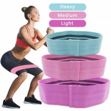 Резинки для фитнеса для ягодиц и ног Zakerda Hip Resistance Band набор для женщин из 3 штук WS-49
