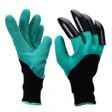 Перчатки с когтями Садовые Garden Genie Gloves с пластиковыми наконечниками (62324189)