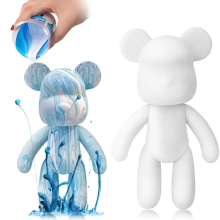 Флюидный медвежонок WOW Creative Fluid Bear Набор для творчества с красками мишка 23 см Синий Флюидный медвежонок WOW Creative Fluid Bear Набор для творчества с красками мишка 23 см Синий