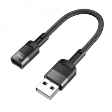 Переходник Hoco U107 Адаптер удлинительный кабель USB A на USB C 10см Черный Переходник Hoco U107 Адаптер удлинительный кабель USB A на USB C 10см Черный