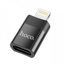 Переходник Hoco UA17 Lightning на USB C Адаптер Черный Переходник Hoco UA17 Lightning на USB C Адаптер Черный