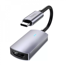 Переходник Hoco UA20 Адаптер удлинительный кабель USB C на HDTV 12см Серебристый Переходник Hoco UA20 Адаптер удлинительный кабель USB C на HDTV 12см Серебристый