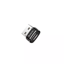 Переходник Hoco UA6 Адаптер USB A на USB C Черный Переходник Hoco UA6 Адаптер USB A на USB C Черный