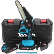 Аккумуляторная мини-пила ручная Makita DUC155Z Цепная пила 6 дюймов аккумулятора 2шт 24V/5.0Ah в кейсе Аккумуляторная мини-пила ручная Makita DUC155Z Цепная пила 6 дюймов аккумулятора 2шт 24V/5.0Ah в кейсе