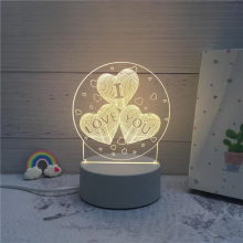 Детский 3D ночник "LOVE" Светильник акриловый USB 4W Детский 3D ночник "LOVE" Светильник акриловый USB 4W