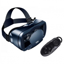 Очки виртуальной реальности VR VRG Pro Геймерский шлем с мини геймпадом Bluetooth Черный Очки виртуальной реальности VR VRG Pro Геймерский шлем с мини геймпадом Bluetooth Черный
