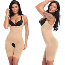Комбидресс для коррекции фигуры Slim Shapewear Корректирующее белье утягивающие (размер L/XL) Бежевый 